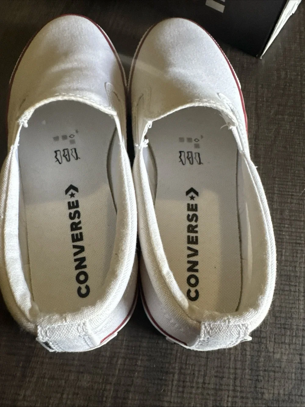 Converse CTAS Double Gore Slip Men/Women Slip On White 167940F M8- W9.5 In Box